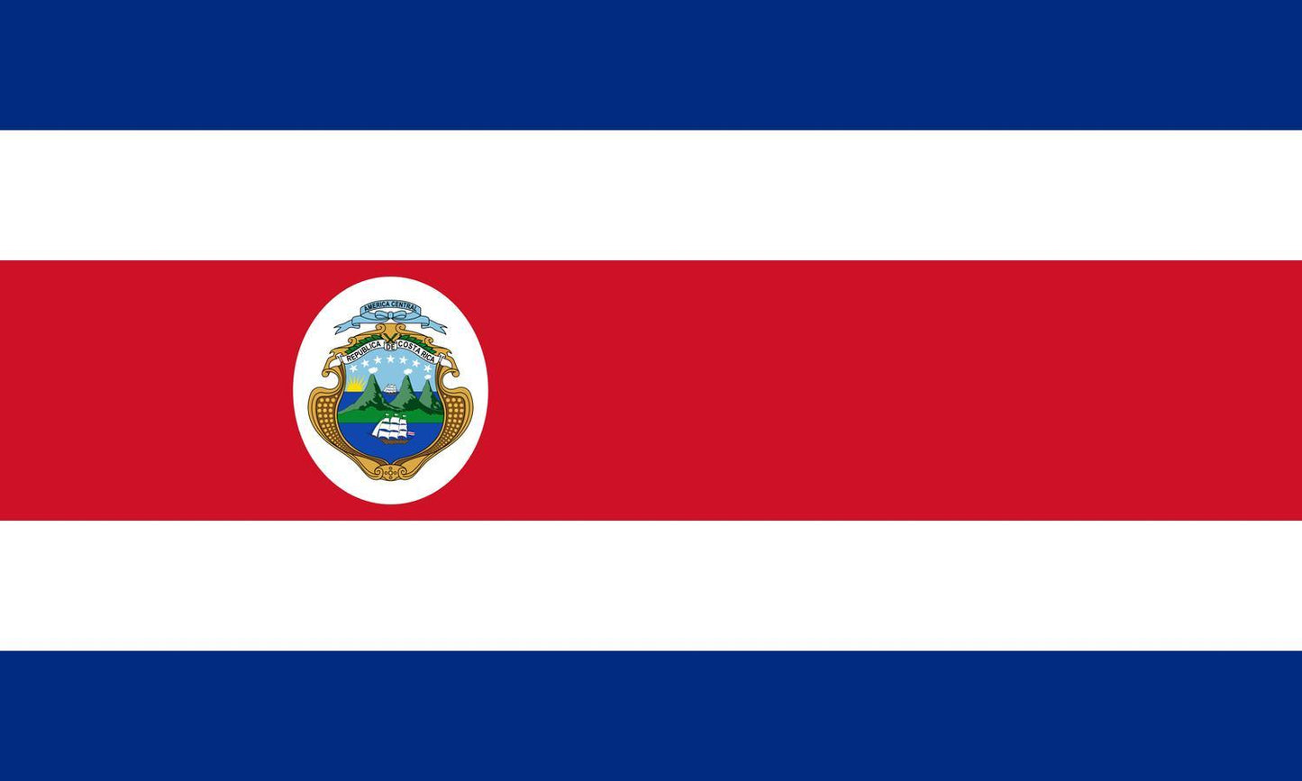 Costa Rica flagga - Hiprock