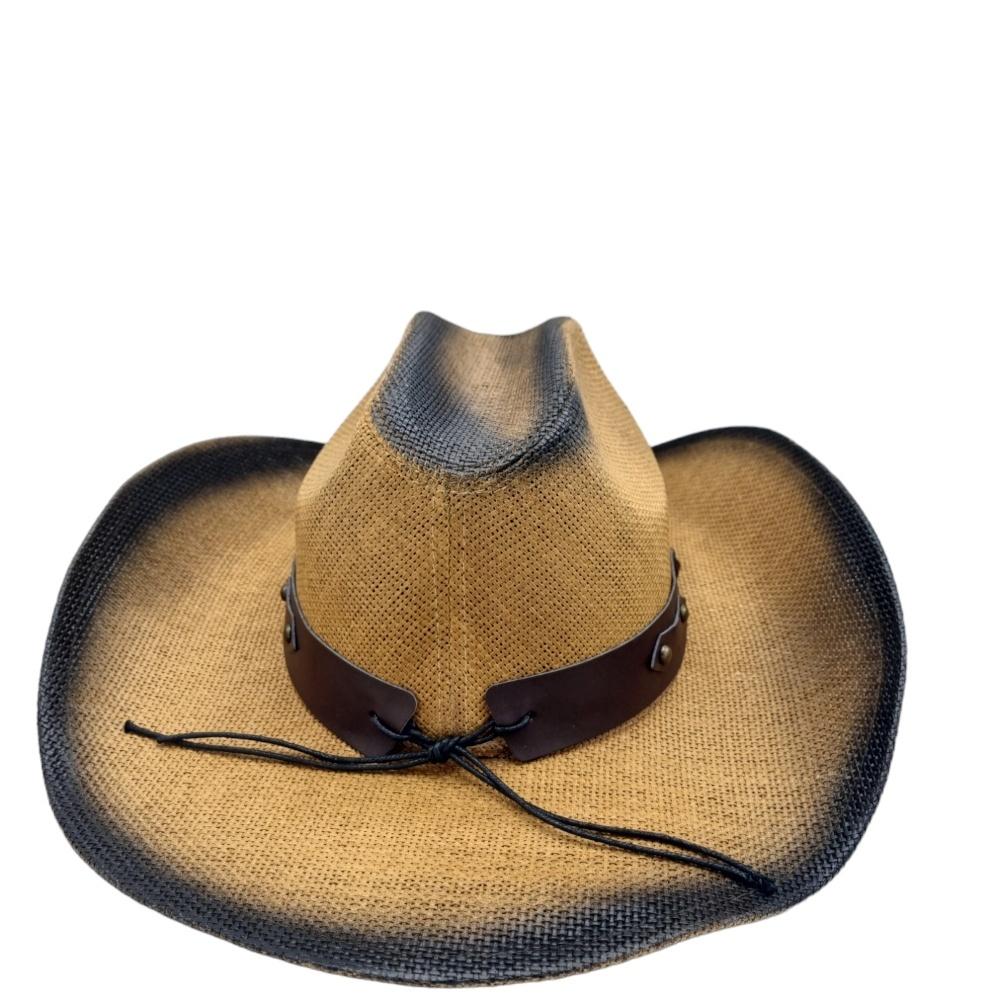 Cowboyhatt Blue medallion white