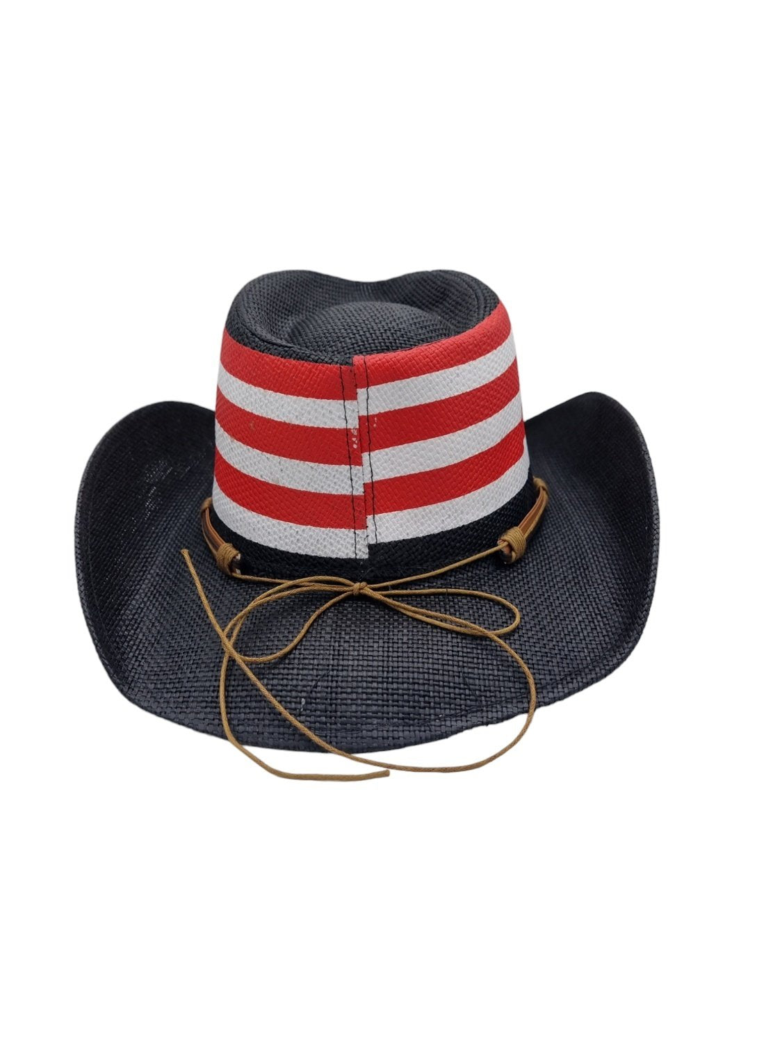 Cowboyhatt Blue medallion white