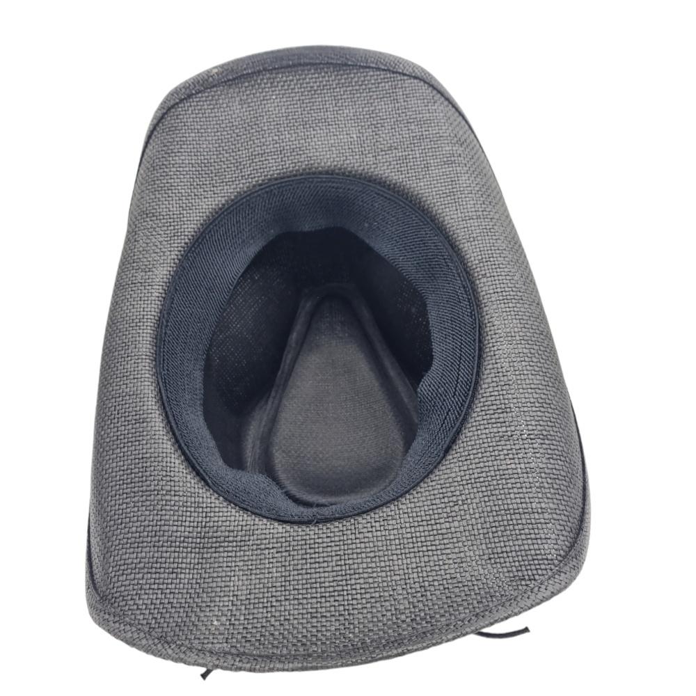 Cowboyhatt Blue medallion white
