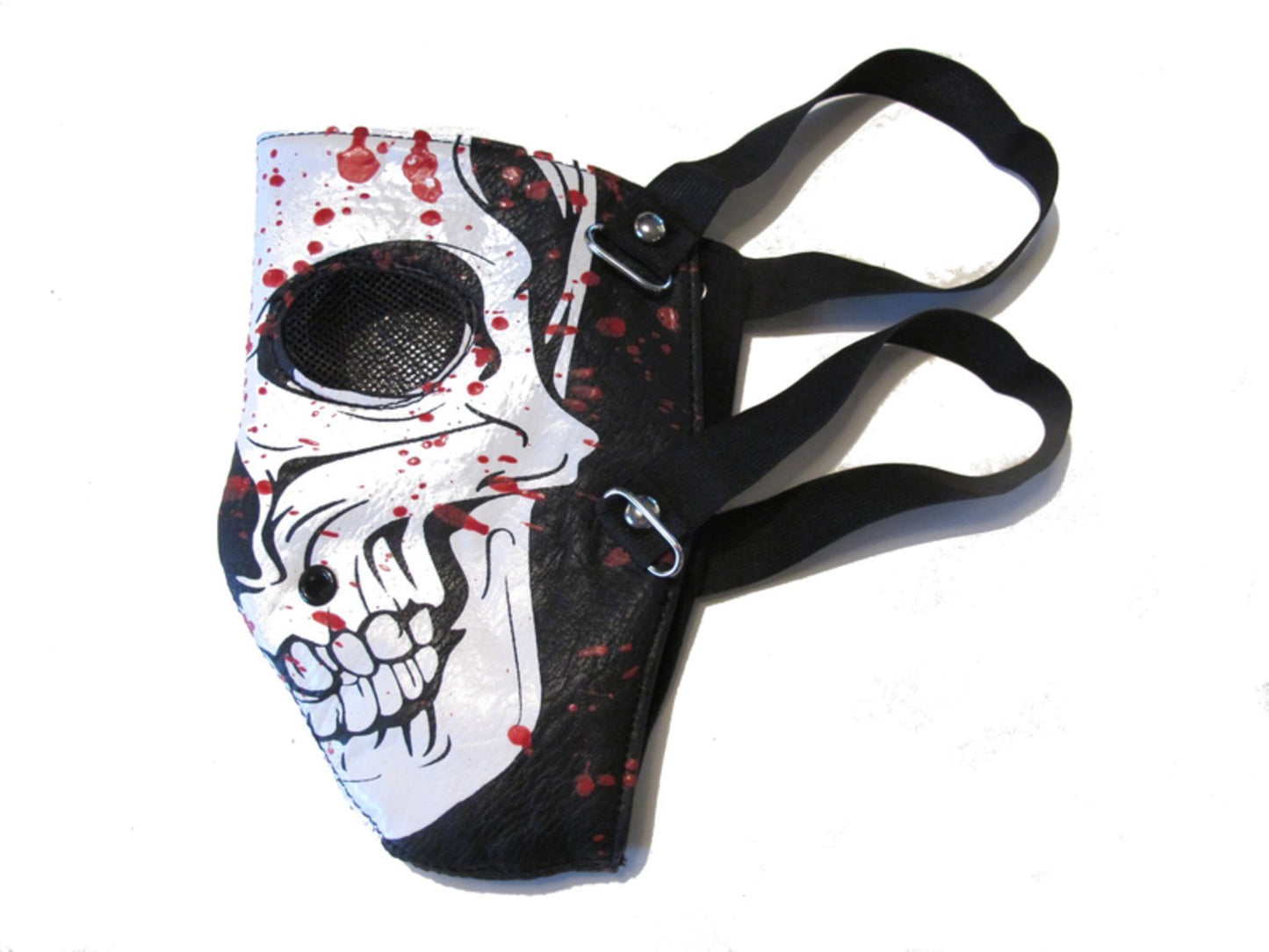 Dödskalle mask läder Motorcykel