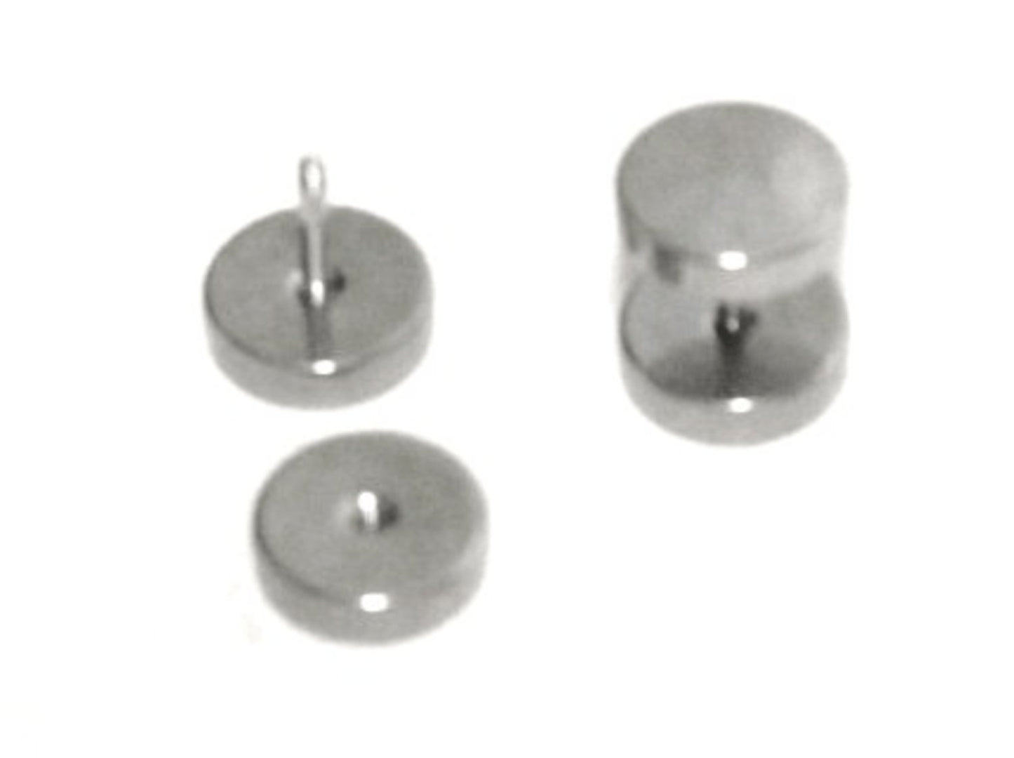 Fake Plug - Silver colored