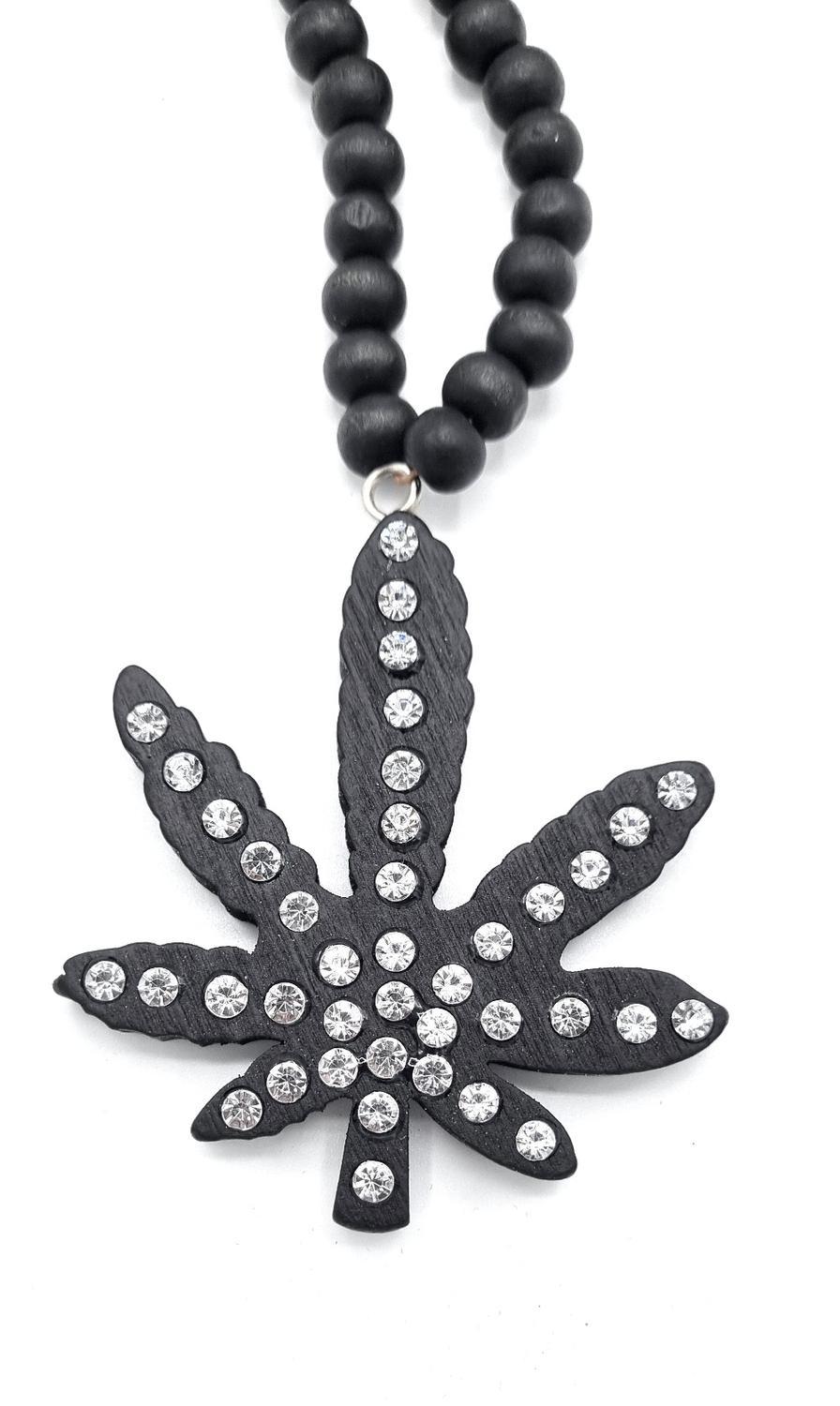 Halsband - Weed Iced Svart