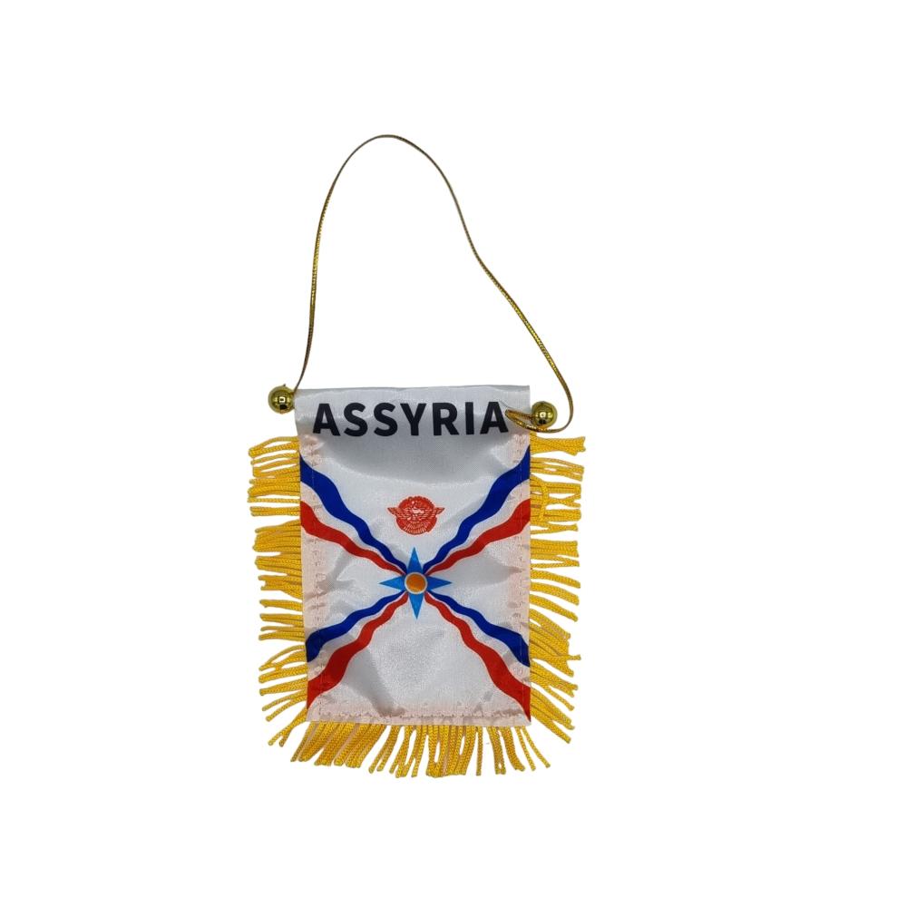 Hängande flagga bil backspegel med sugkopp - Hiprock