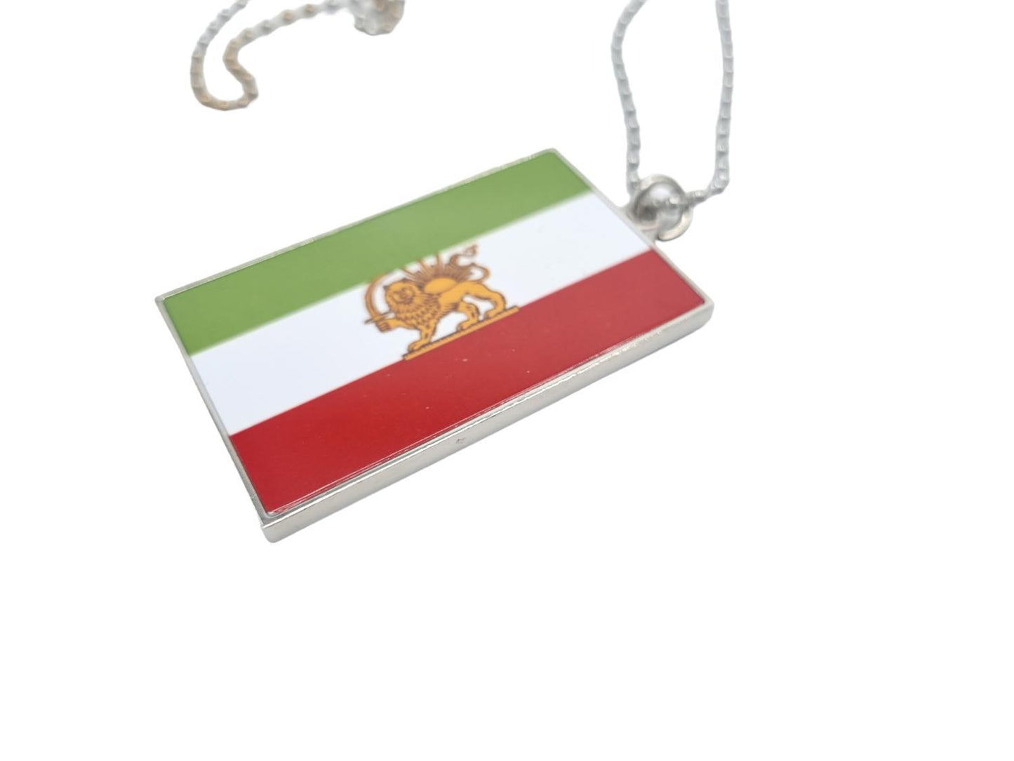 Iran flagga (gammal) lejon halsband