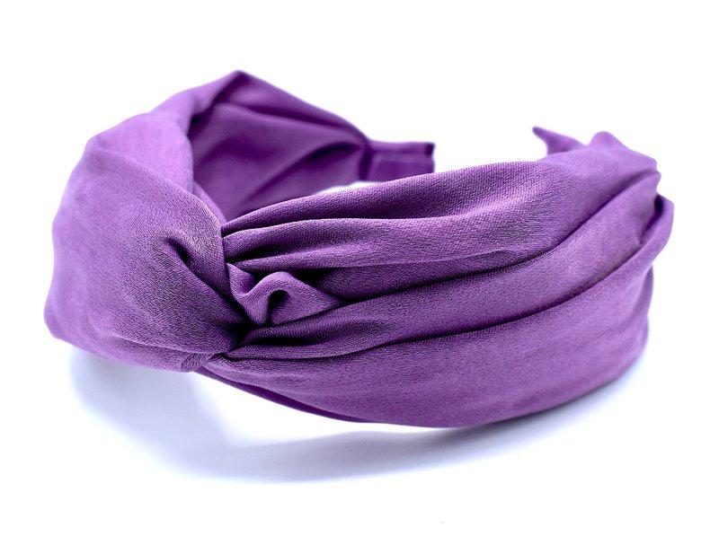 Lila diadem - tygklätt