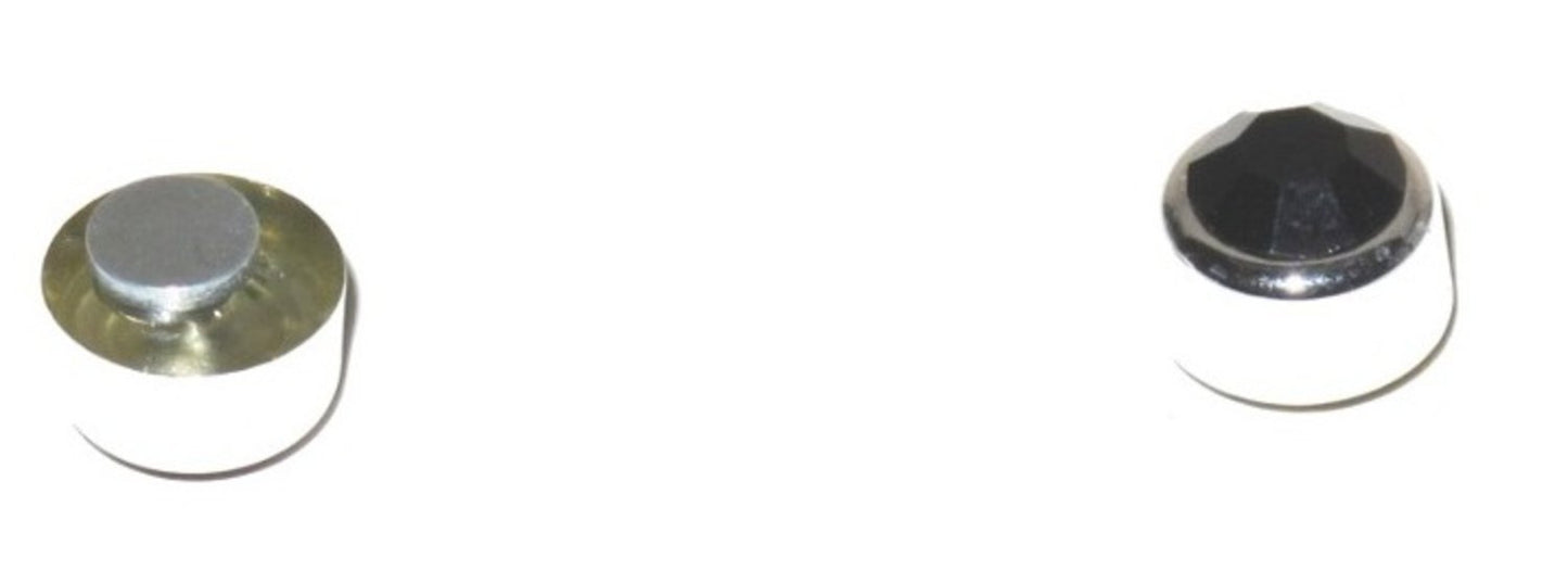 Magnetörhängen med svart sten – produktbild – Hiprock