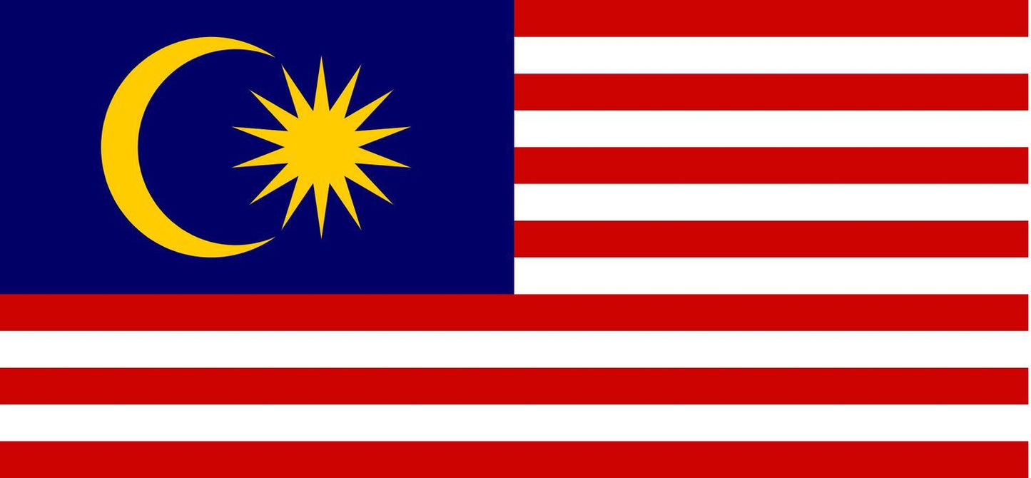 Malaysia flagga - Hiprock