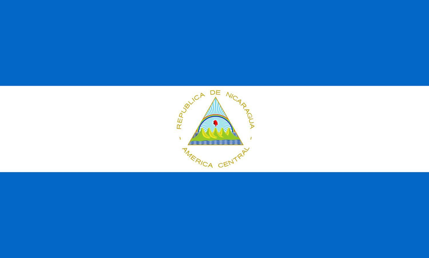 Nicaragua flagga - Hiprock