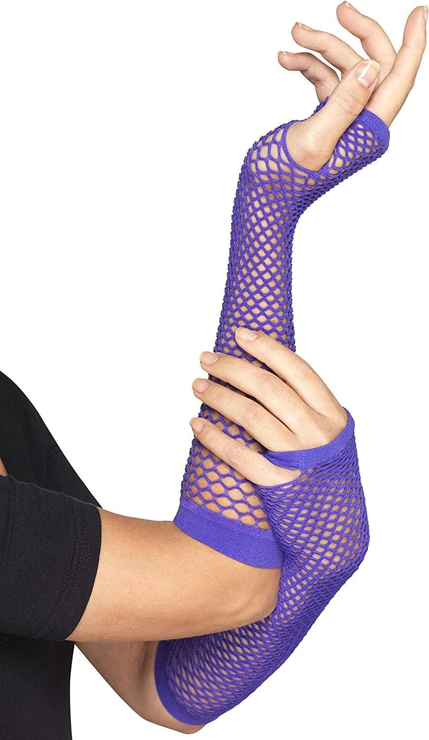 Näthandskar - Lång Lila – produktbild – Hiprock