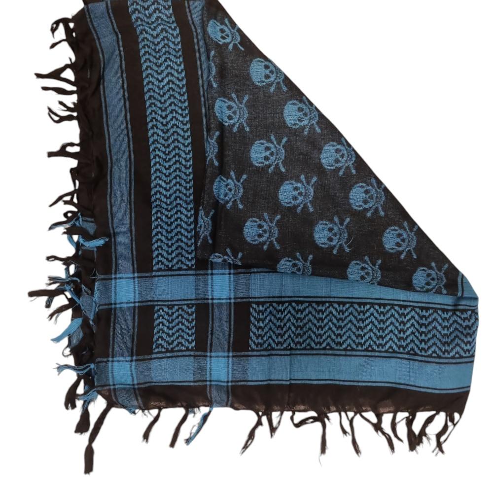 Palestinasjal keffiyeh Döskallar vit och svart