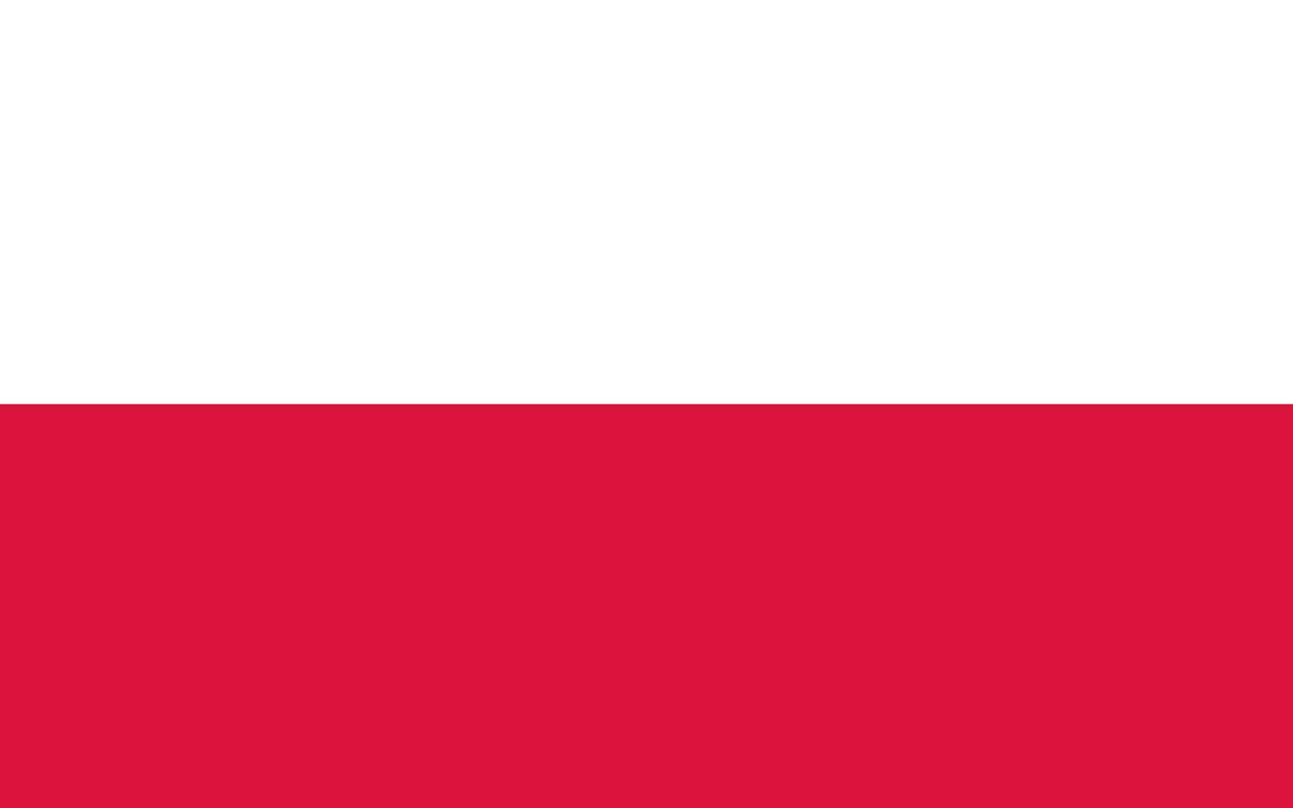 Polen flagga - Hiprock