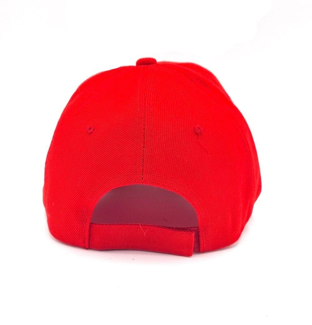 Röd keps Unisex Baseball cap