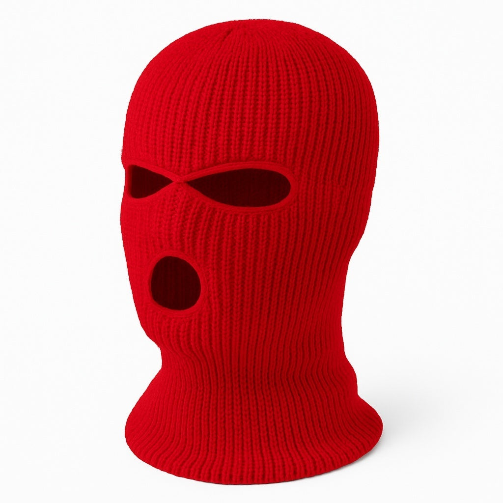 Rånarluva – Stickad Balaclava med Attityd