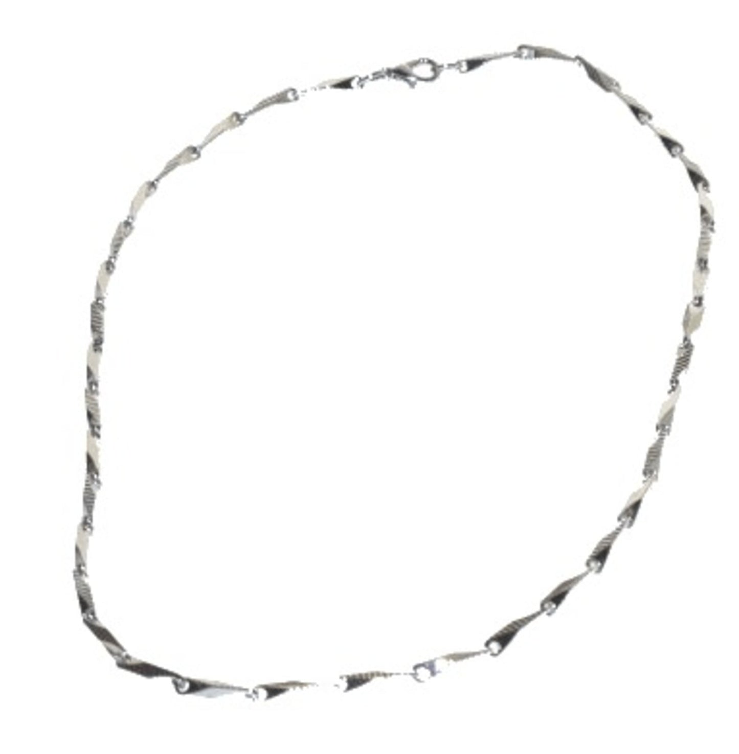 Silverfärgad halsband Majon