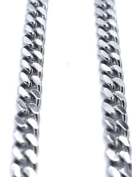 Hopeanvärinen ketjukaulakoru