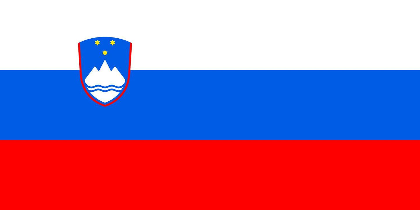 Slovenien flagga - Hiprock