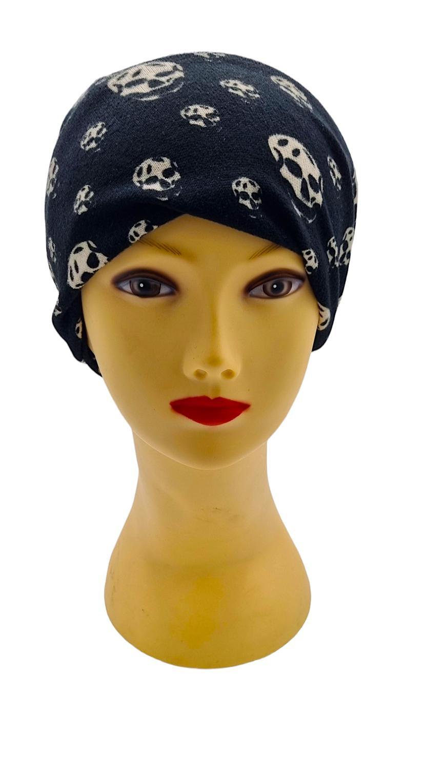 Svart Ansiktsmask dödskalle Scarf Ny multifunktionell sömlös