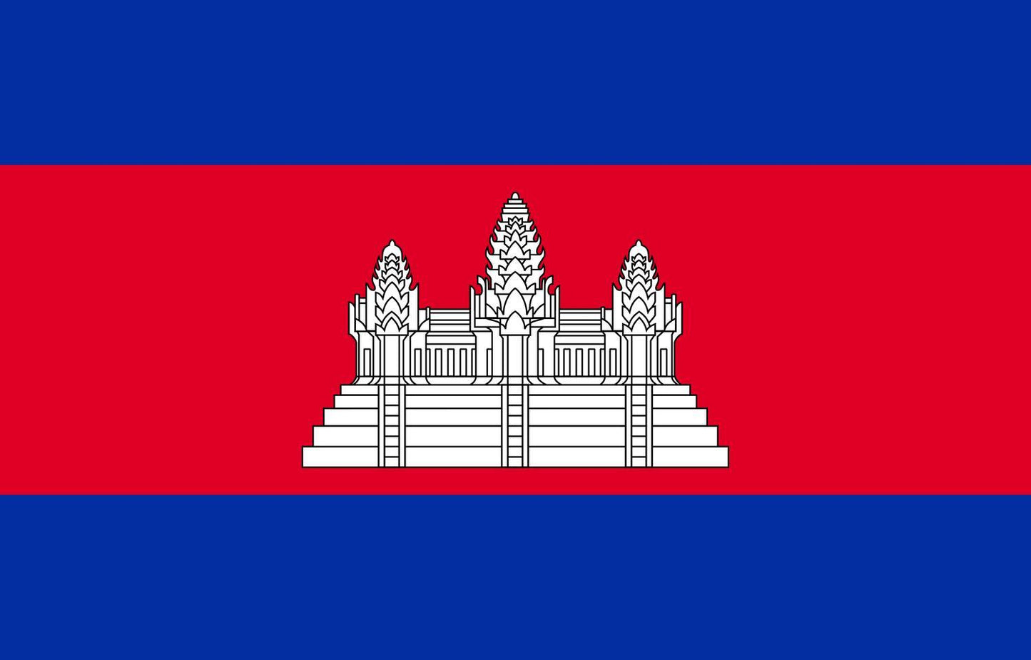 kambodja flagga – produktbild – Hiprock