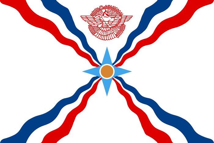 Assyriska flaggan - Assyrian