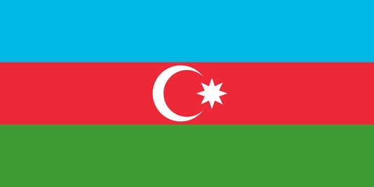 Azerbajdzjan flagga