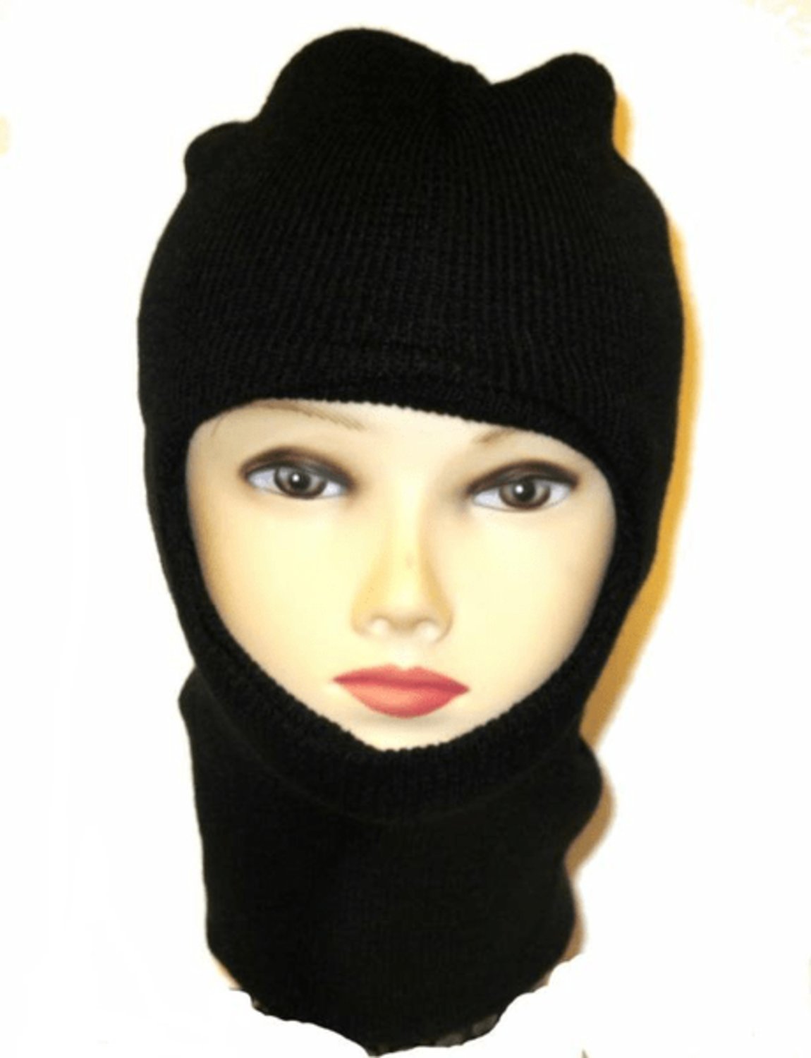 Balaclava mössa - Skidmask svart - Hiprock 