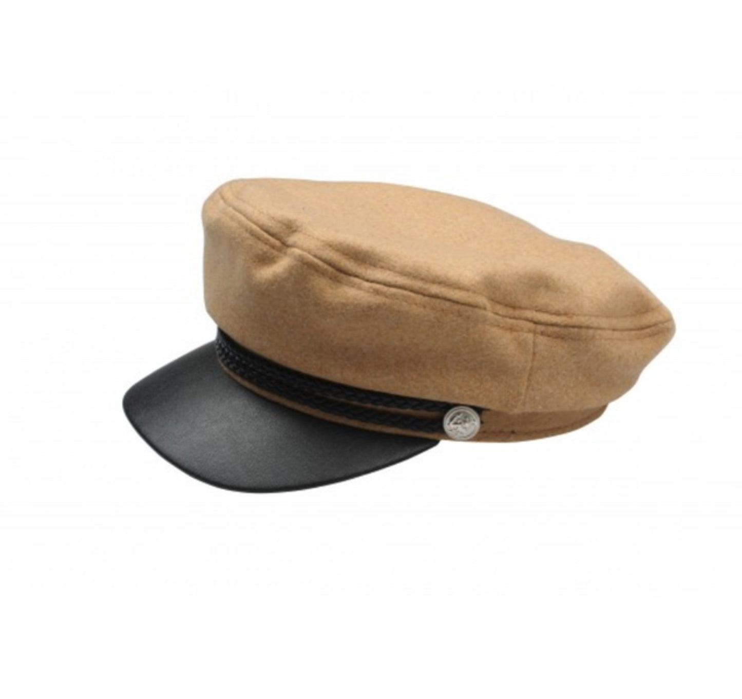 Beige /svart Skepparmössa Vegamössa