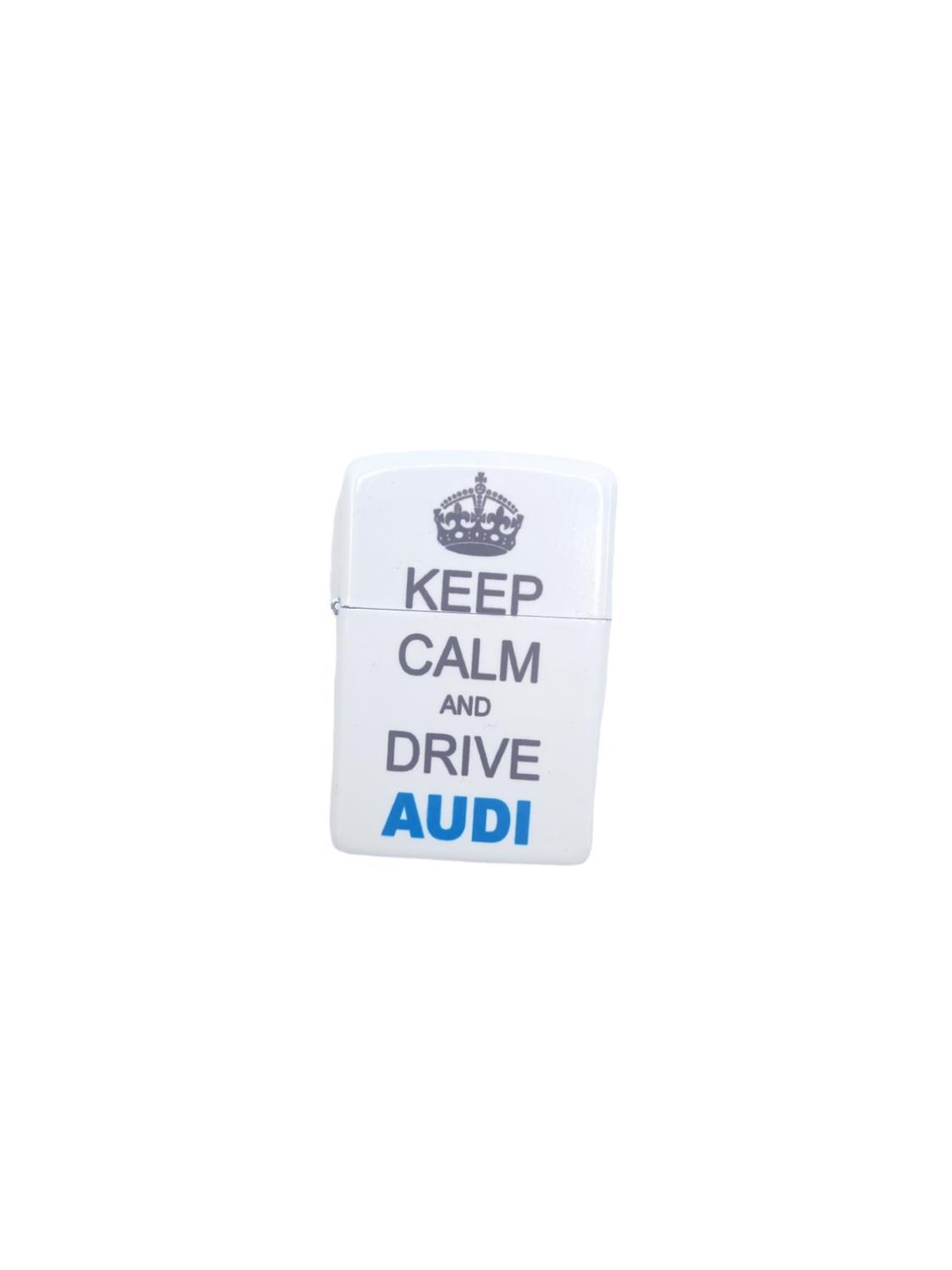 Bensintändare - Keep calm and drive Audi - Hiprock 