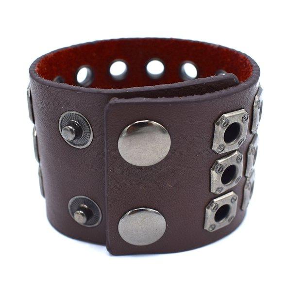 Brun nitarmband