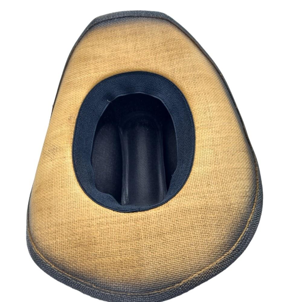 Cowboyhatt Blue medallion white