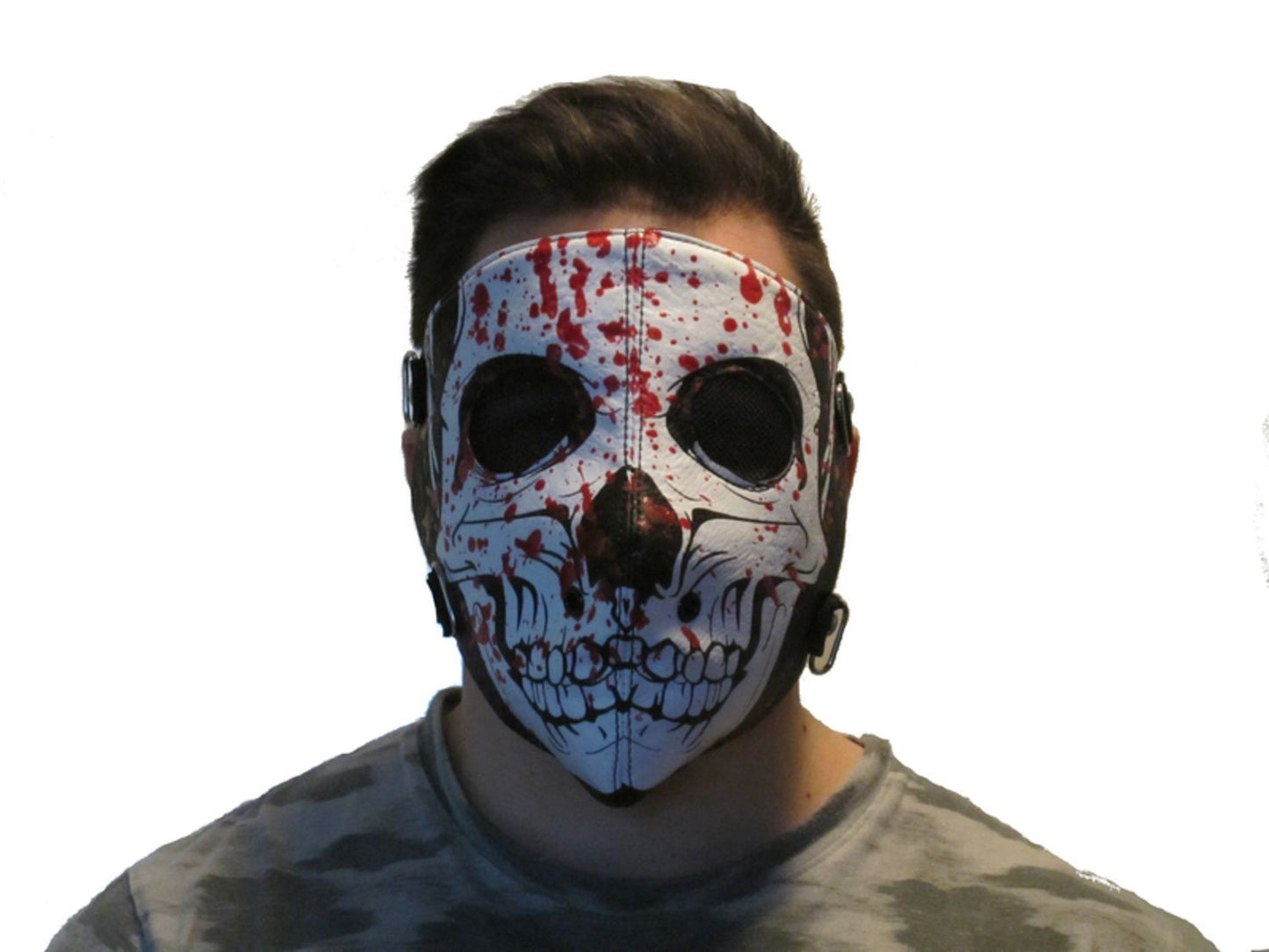 Dödskalle mask läder Motorcykel