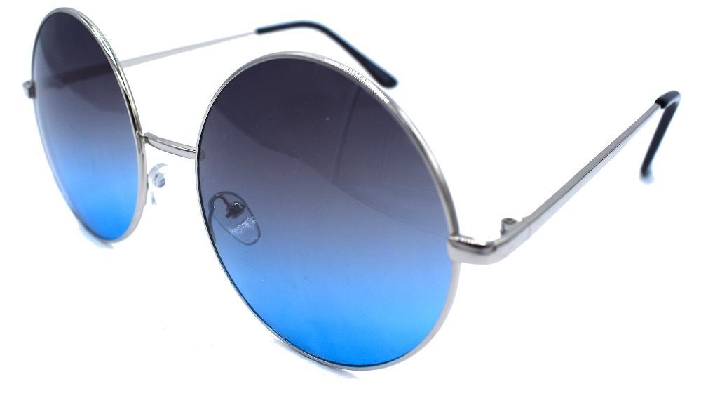 Enigma runda solglasögon - Silver/blue