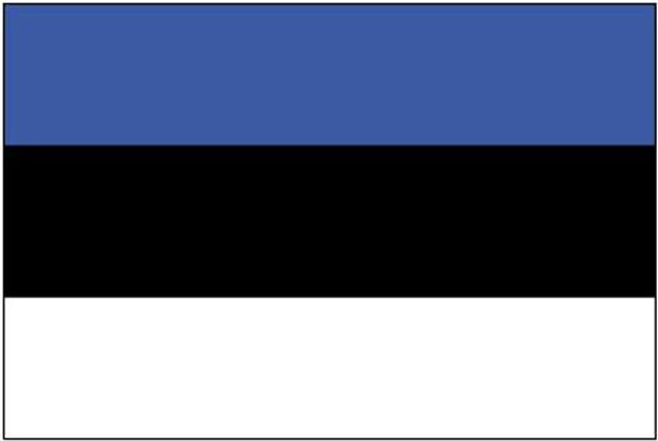 Estland flagga