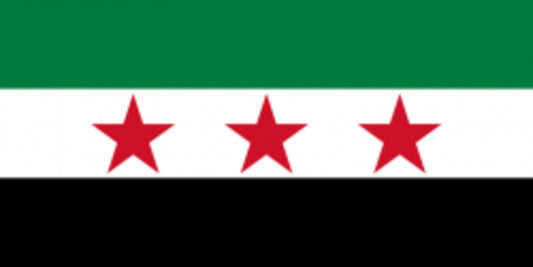 Flagga - Syrien (gamla) Syriska nationella koalitionen använder - Hiprock 
