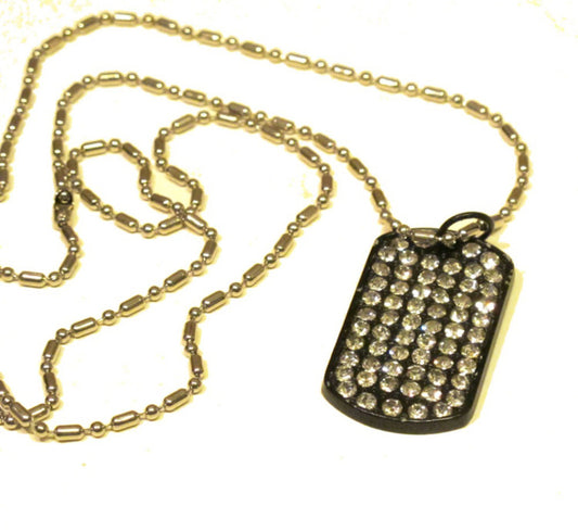 Halsband - Iced Dog Tag