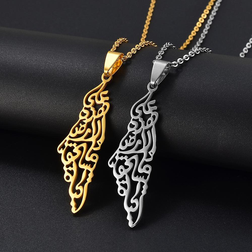 Halsband - Palestina karta (På denna jord vad är värt att leva)