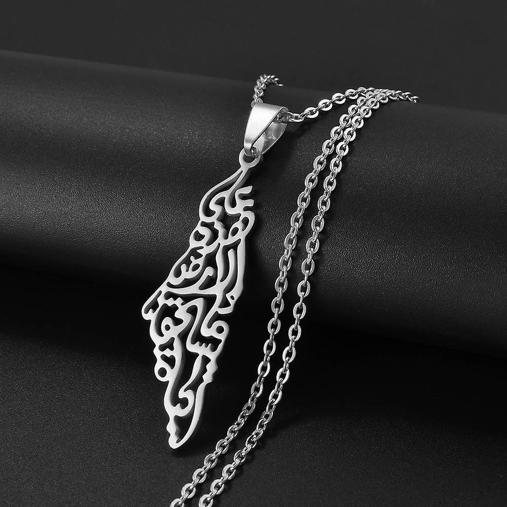 Halsband - Palestina karta (På denna jord vad är värt att leva)