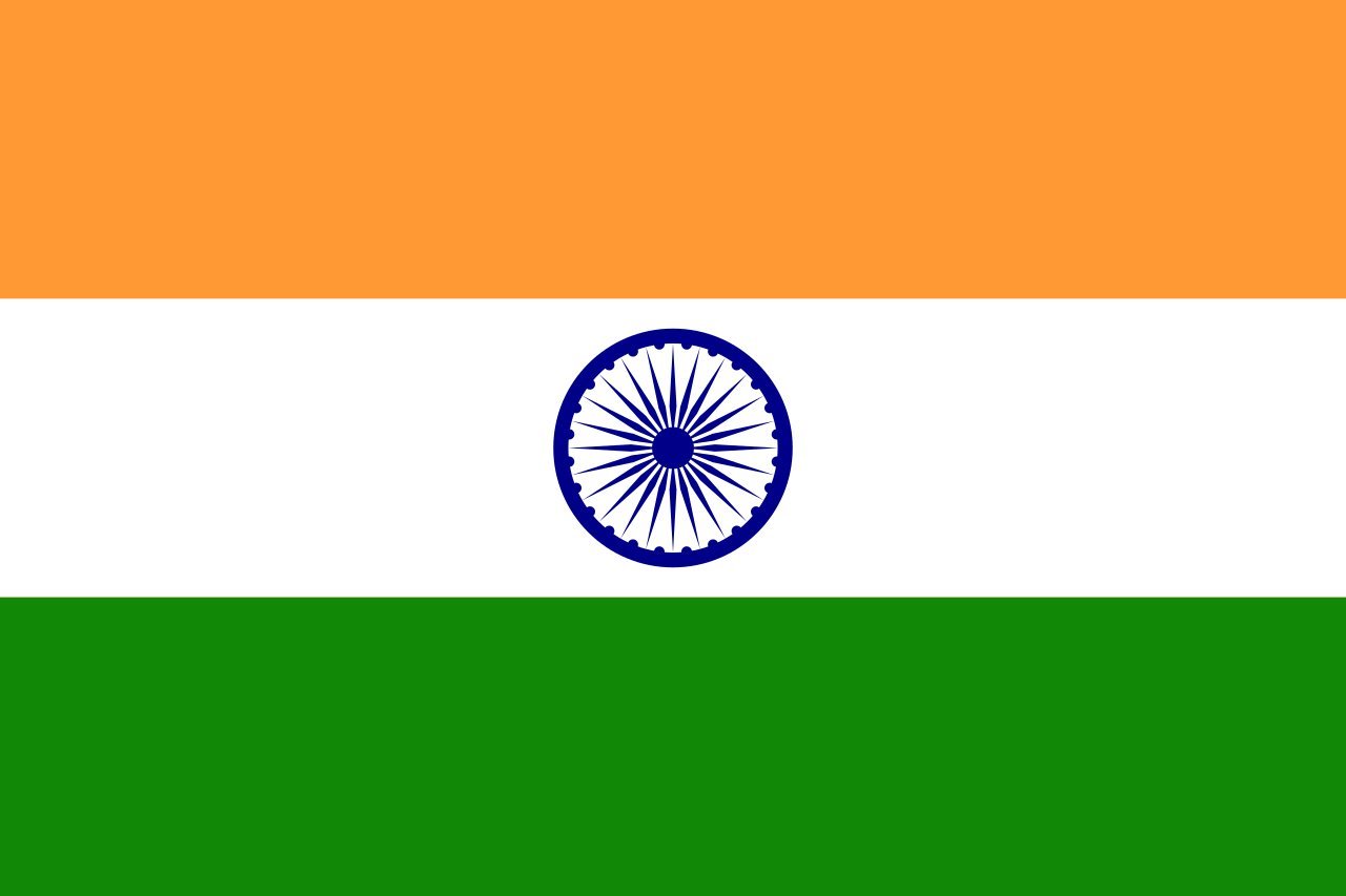 Indiens flagga