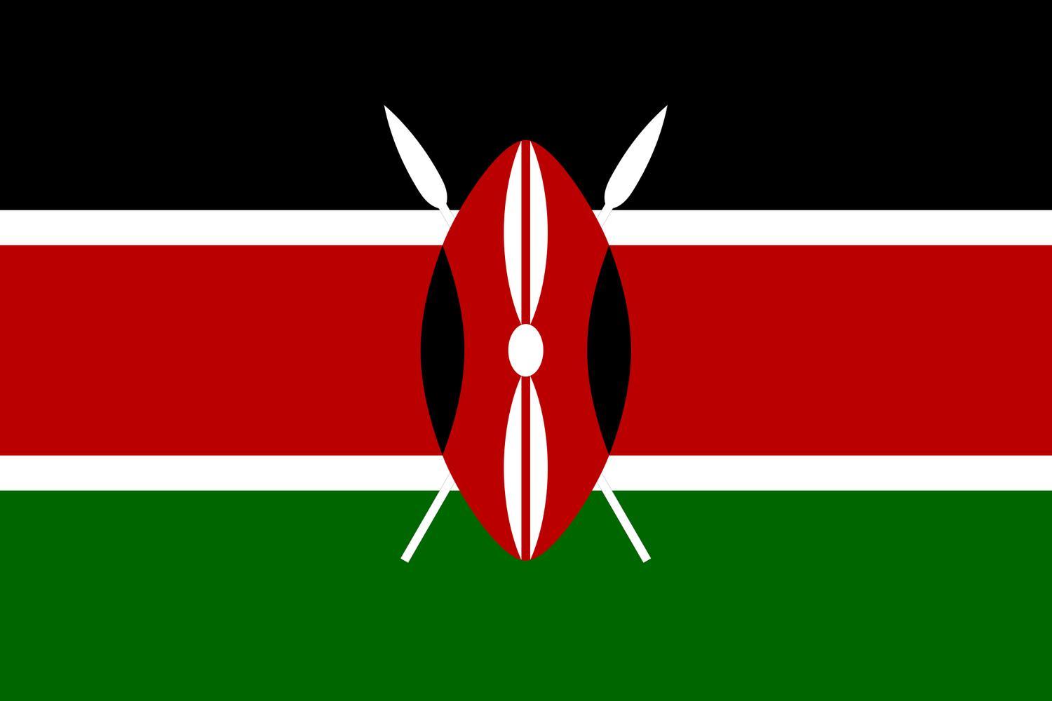 Kenya flagga - Hiprock 