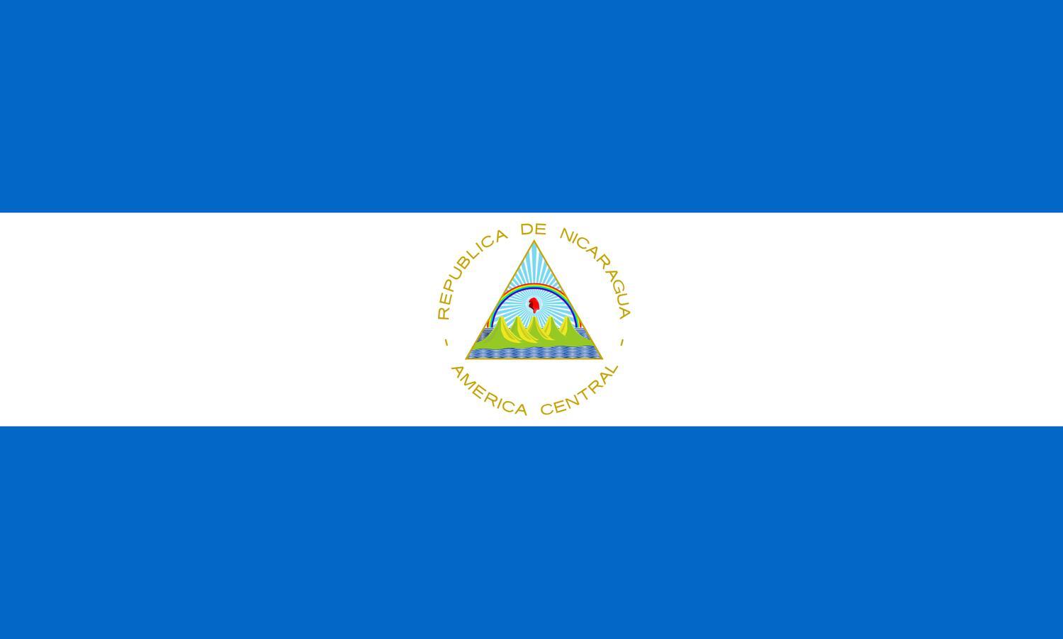 Nicaragua flagga - Hiprock 