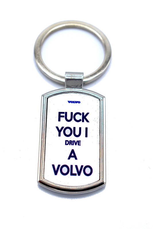 Nyckelring - F you i drive a Volvo