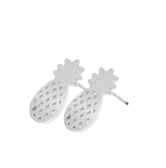 Pineapple Ananas Örhängen silverfärgade