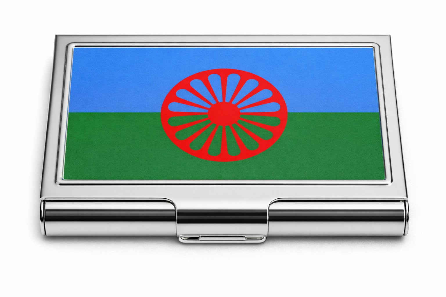 Romsk flagga Korthållare - Hiprock 