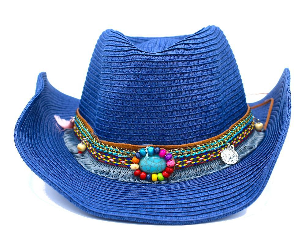 Solhatt Indian - blå