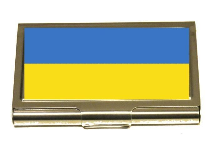 Ukraina flagga korthållare